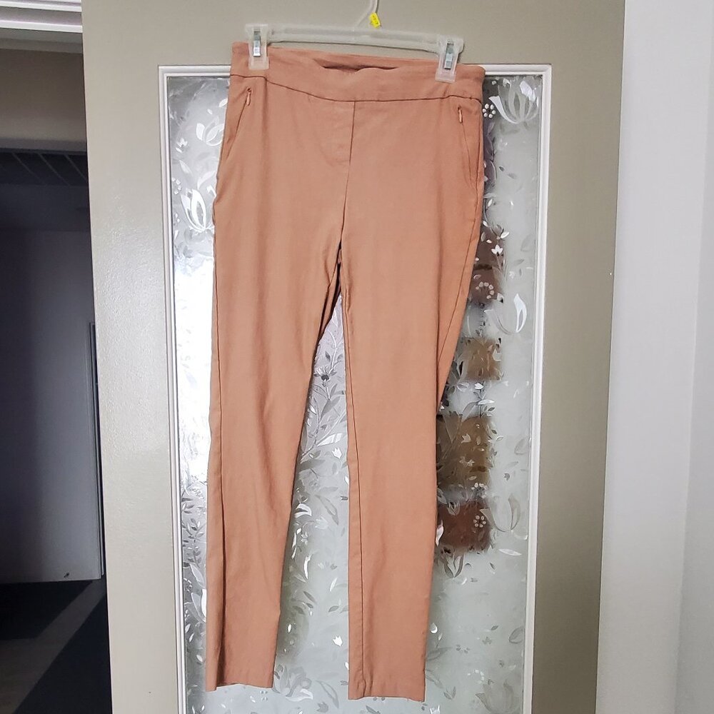 Jules & Leopold pinky-peach pull on pants - size small